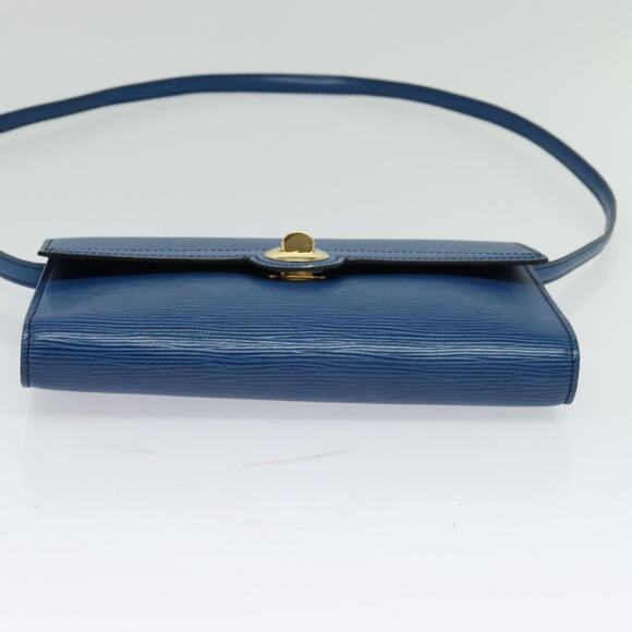 LOUIS VUITTON Epi Pochette Arche Shoulder Bag Blue M52575 - Picture 9 of 12